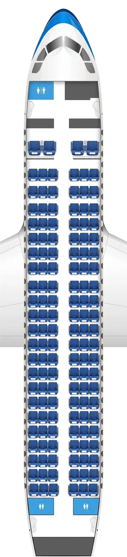 China Southern Airbus A319neo seat map