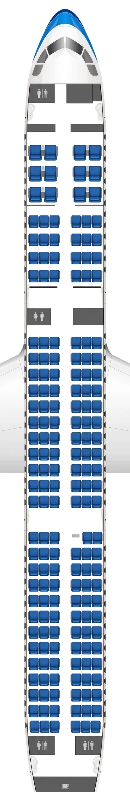 China Southern Airbus A321 seat map