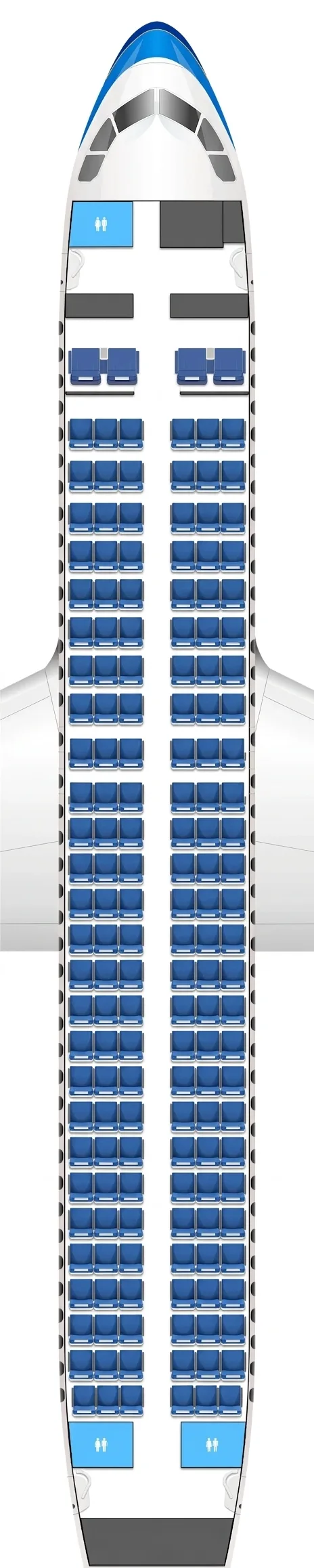 China Southern Airbus A320neo seat map