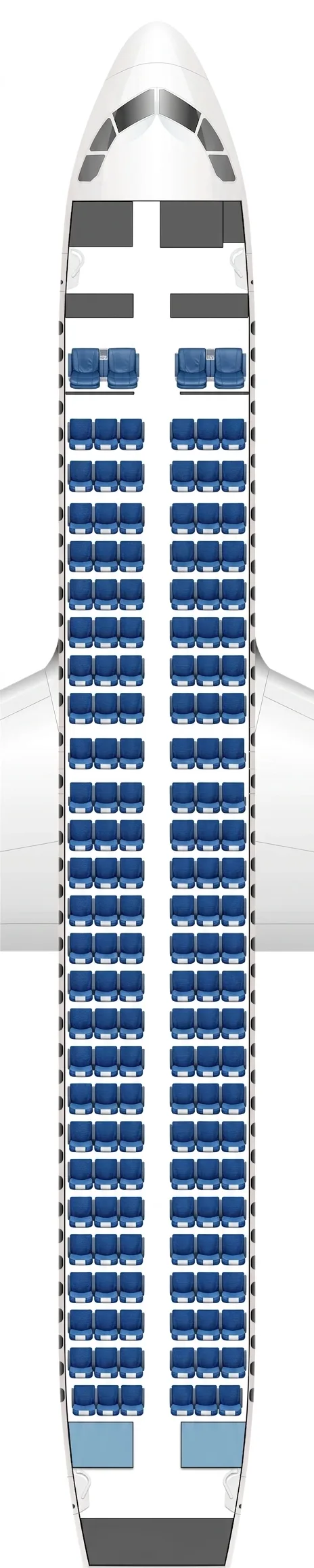 China Southern Airbus A320 seat map