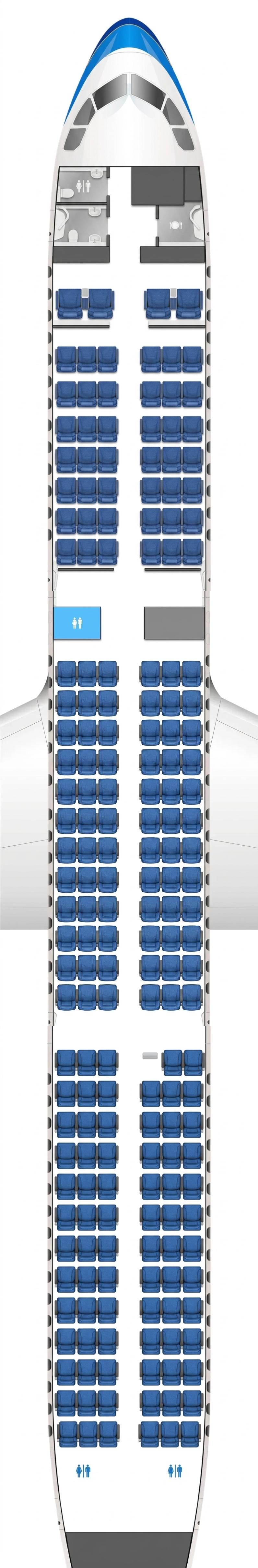 China Southern Airbus A321 seat map