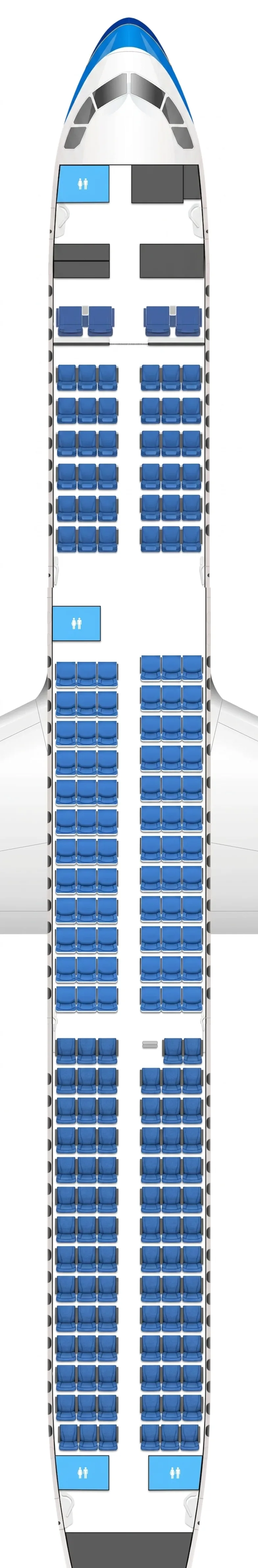 China Southern Airbus A321neo seat map
