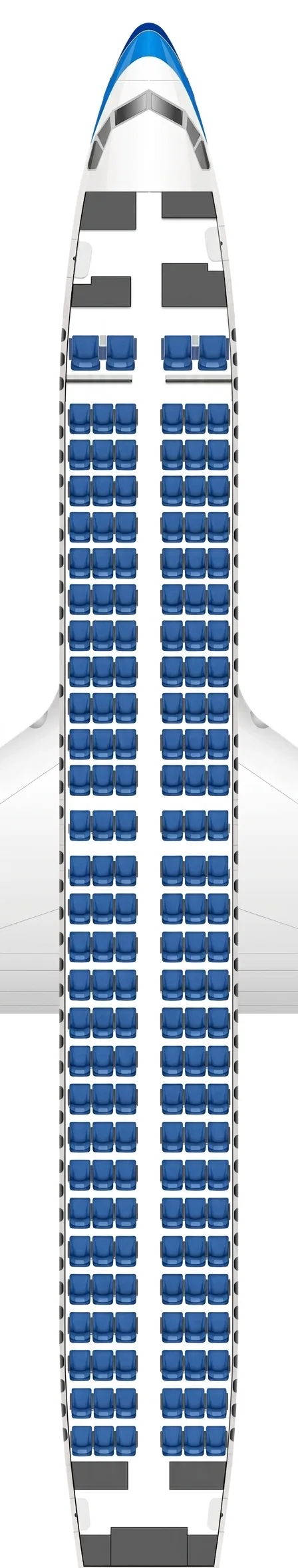 China Southern Boeing 737-800 seat map