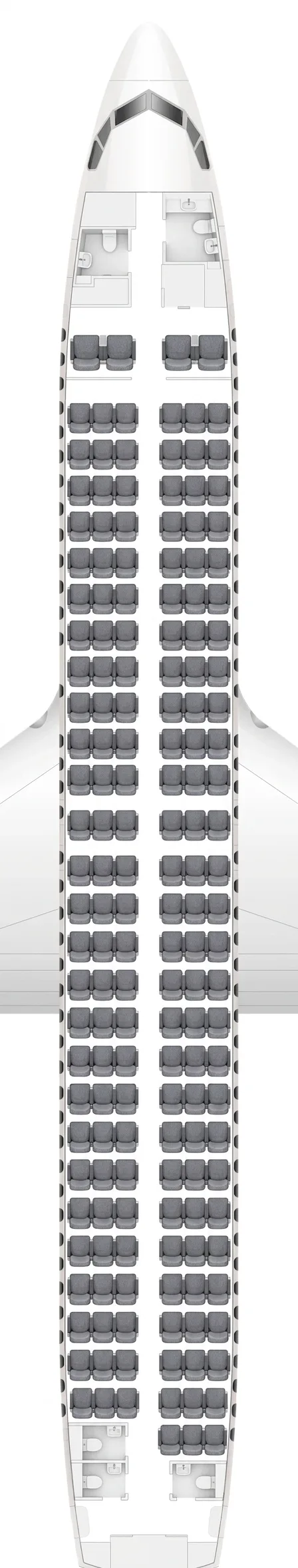 China Southern Boeing 737-800 seat map