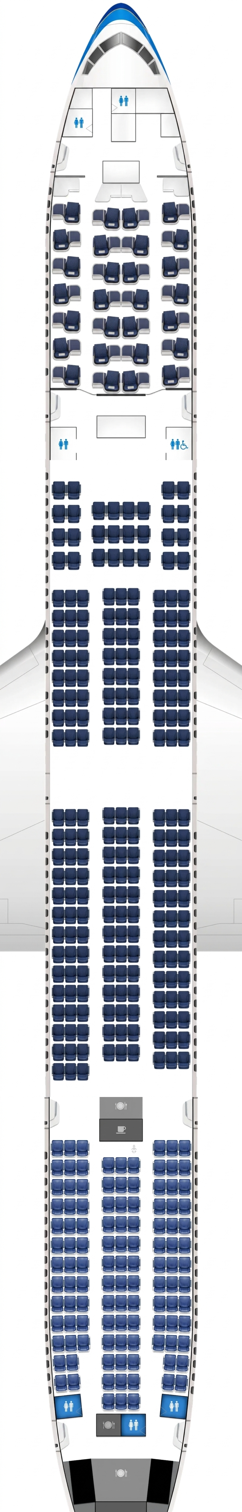 China Southern Boeing 777-300ER seat map