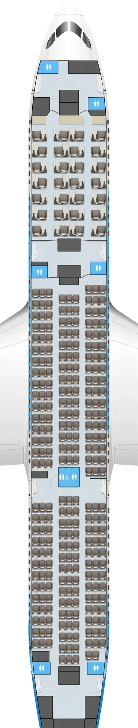 China Southern Boeing 787-9 seat map