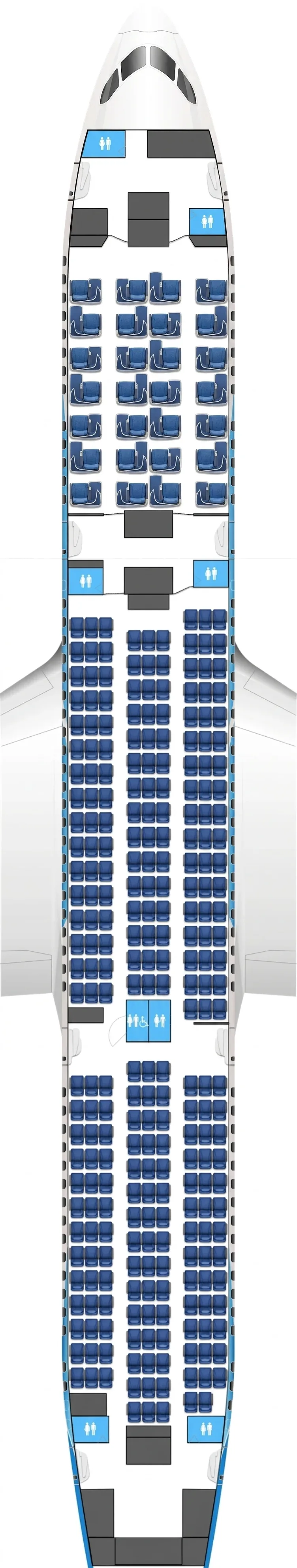 China Southern Boeing 787-9 seat map