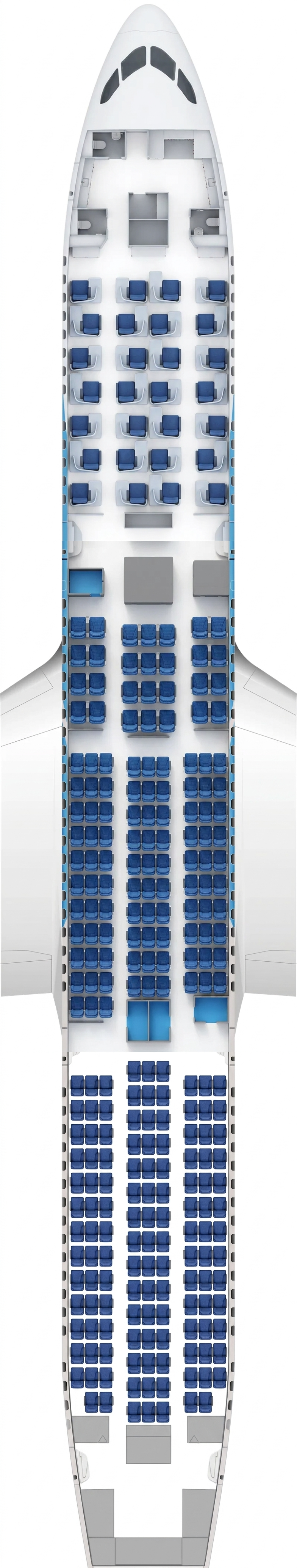 China Southern Boeing 787-9 seat map