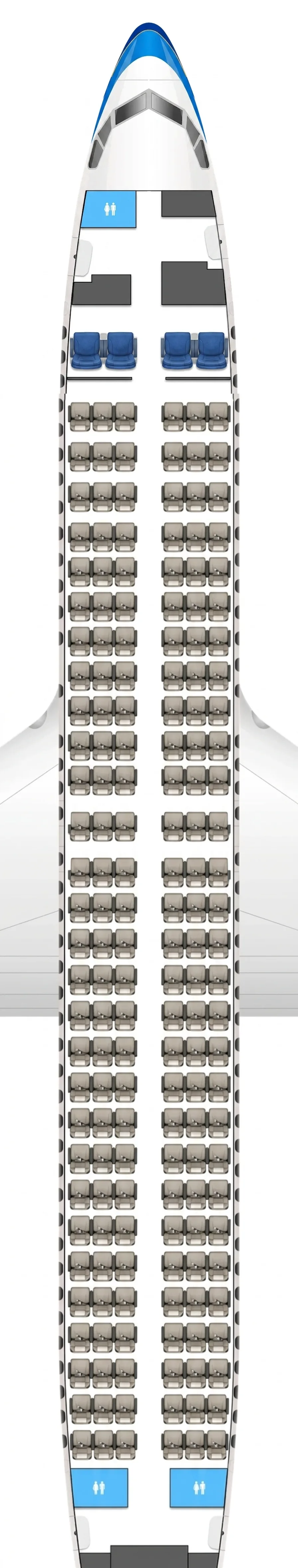 China Southern Boeing 737 MAX 8 seat map