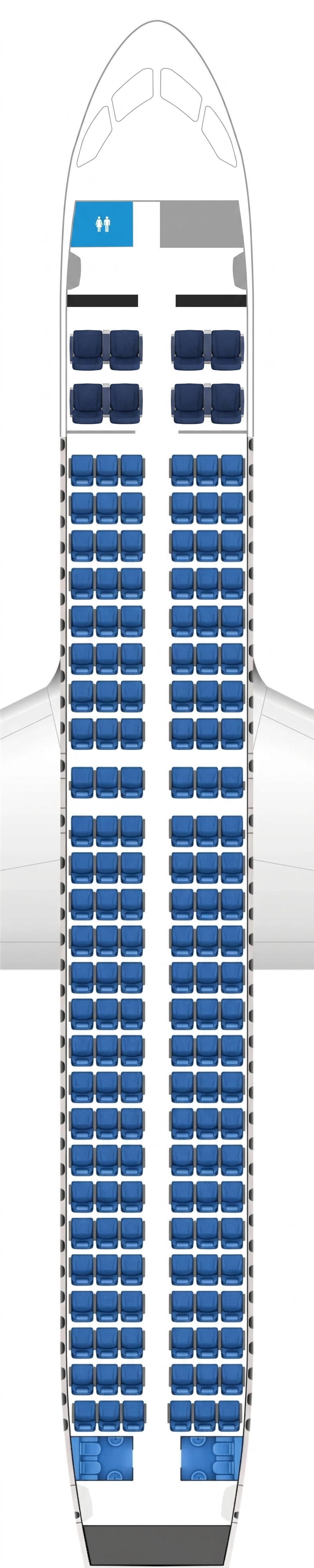 China Southern Comac C919 seat map
