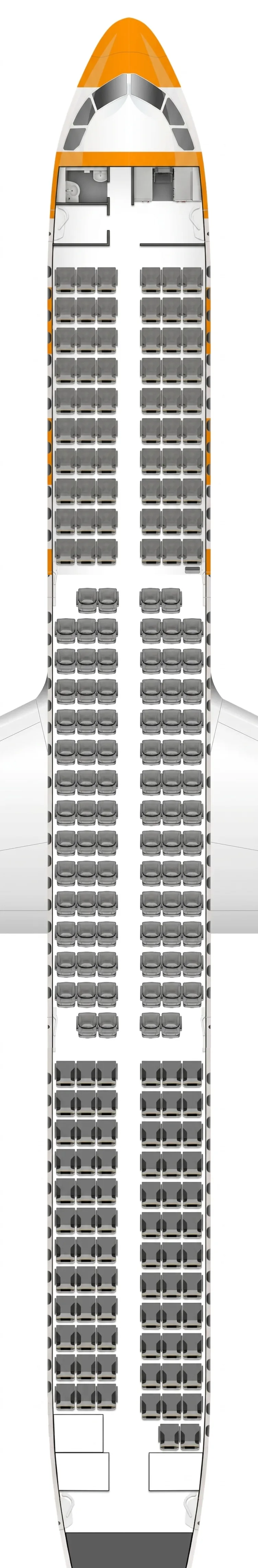 Condor Airbus A321 seat map