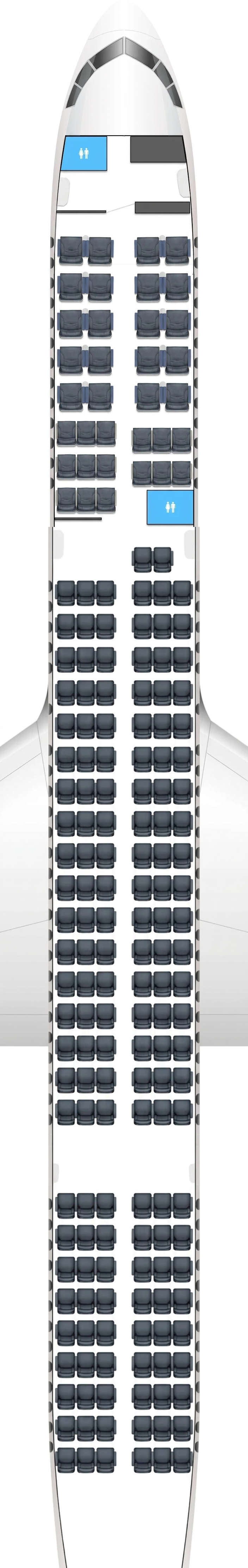 Delta Air Lines Boeing 757-200 seat map