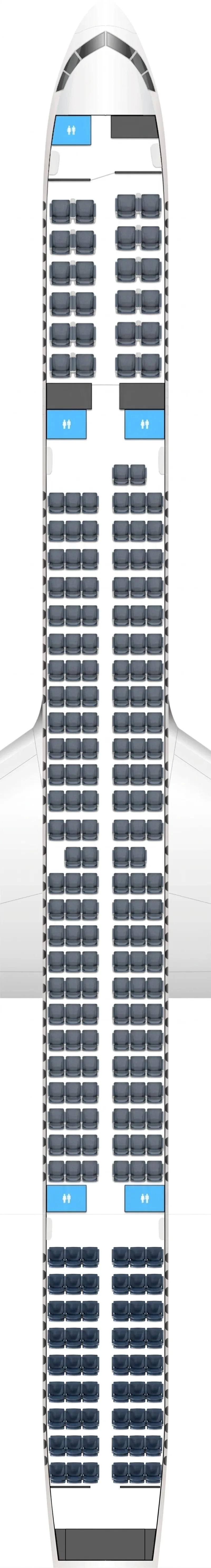 Delta Air Lines Boeing 757-300 seat map