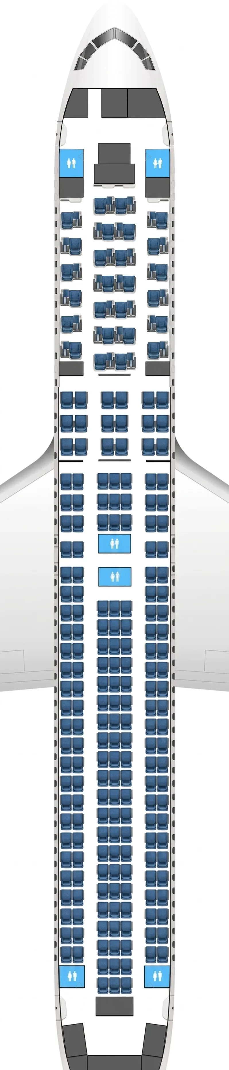 Delta Air Lines Boeing 767-300ER seat map