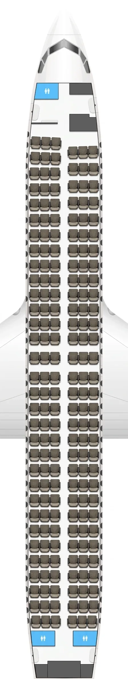 Arajet Boeing 737 MAX 8 seat map