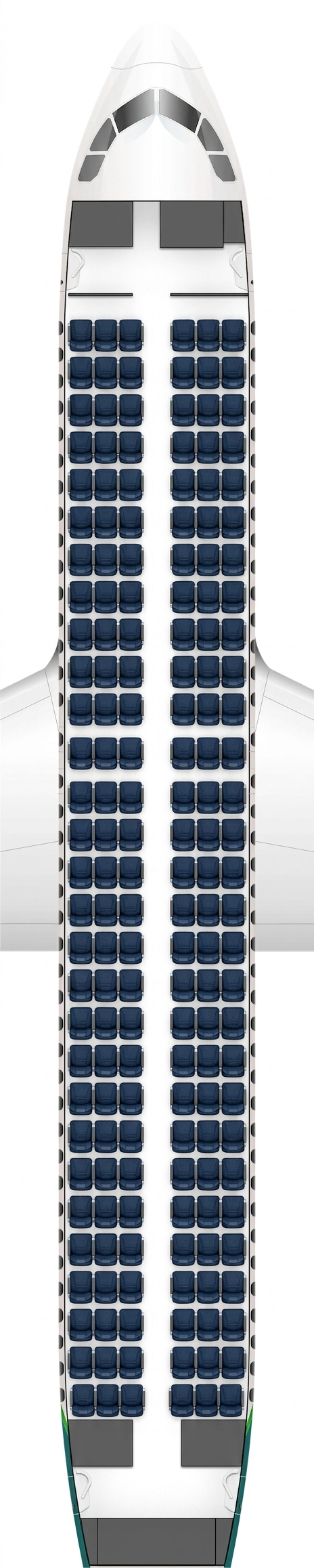 Aer Lingus Airbus A320 seat map