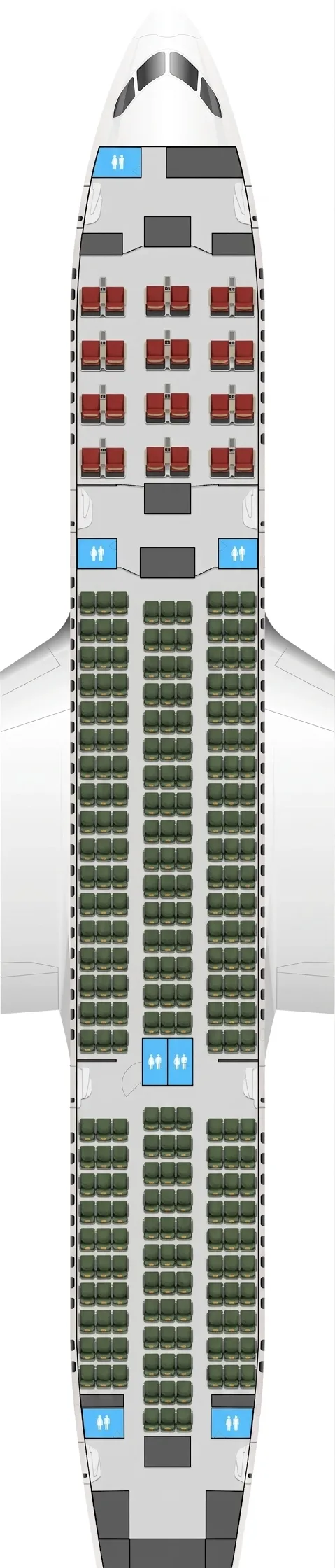 Ethiopian Boeing 787-8 seat map