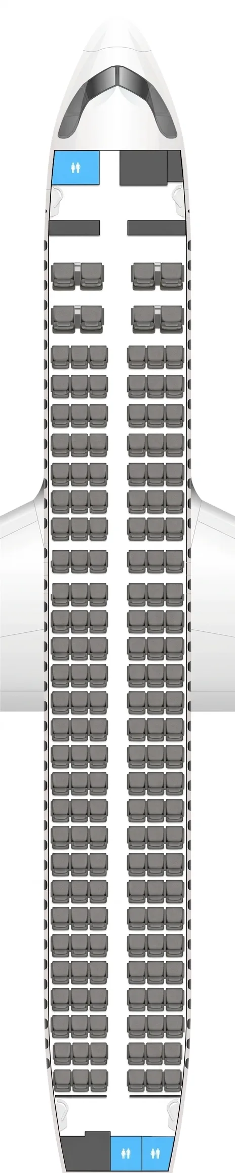 Eurowings Airbus A320neo seat map