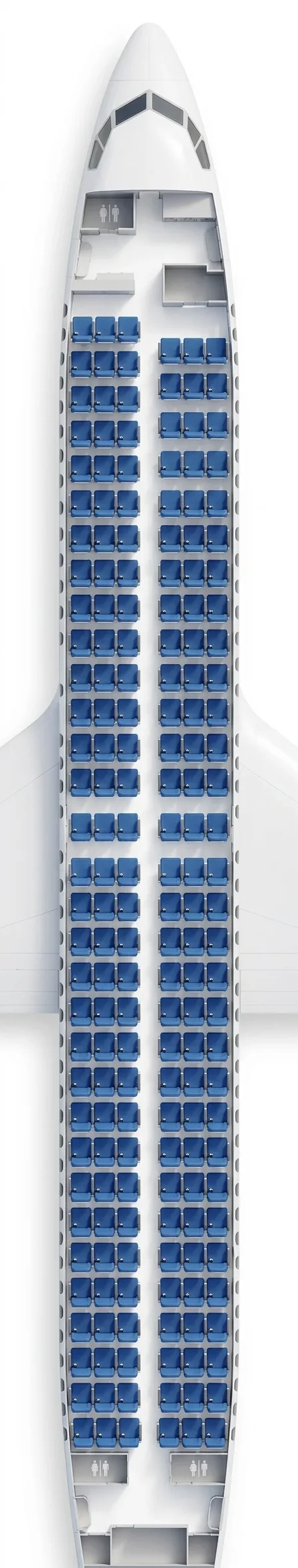 Flair Airlines Boeing 737-800 seat map