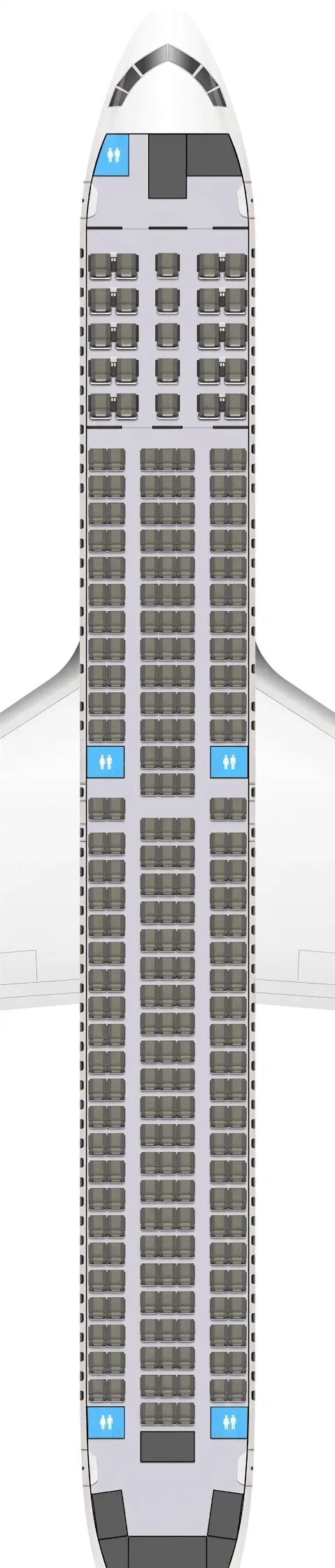 Icelandair Boeing 767-300ER seat map