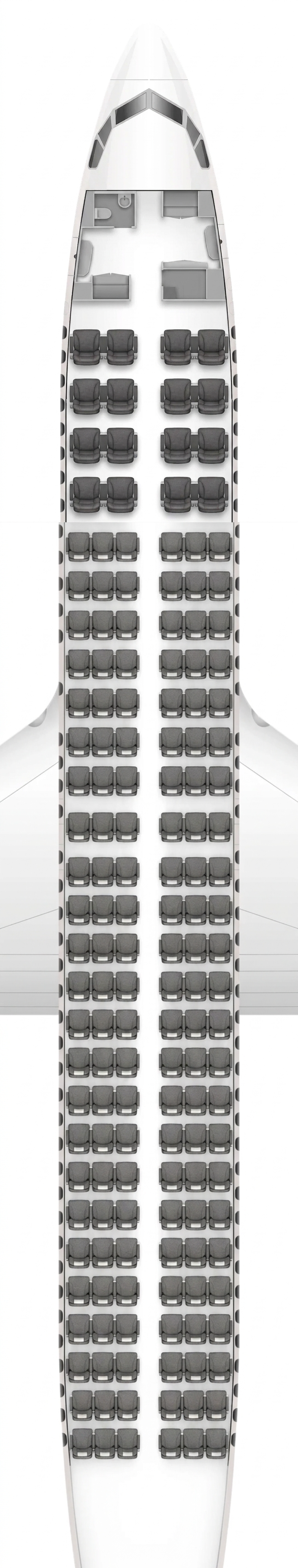 Icelandair Boeing 737-Max 8 seat map