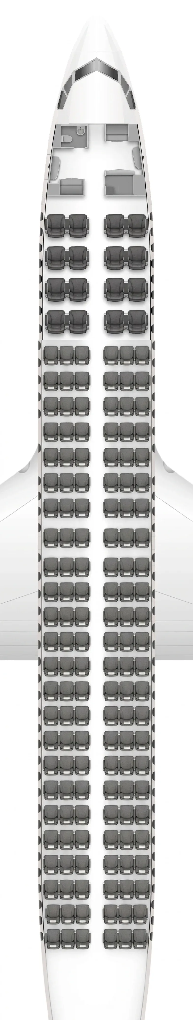 Icelandair Boeing 737 MAX 8 seat map
