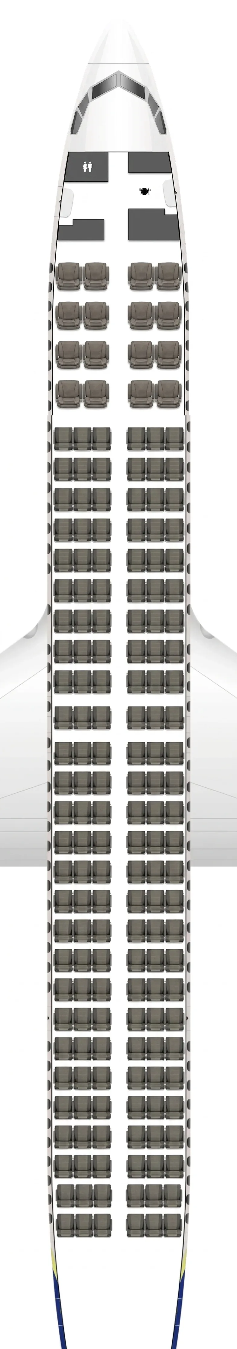 Icelandair Boeing 737 MAX 9 seat map