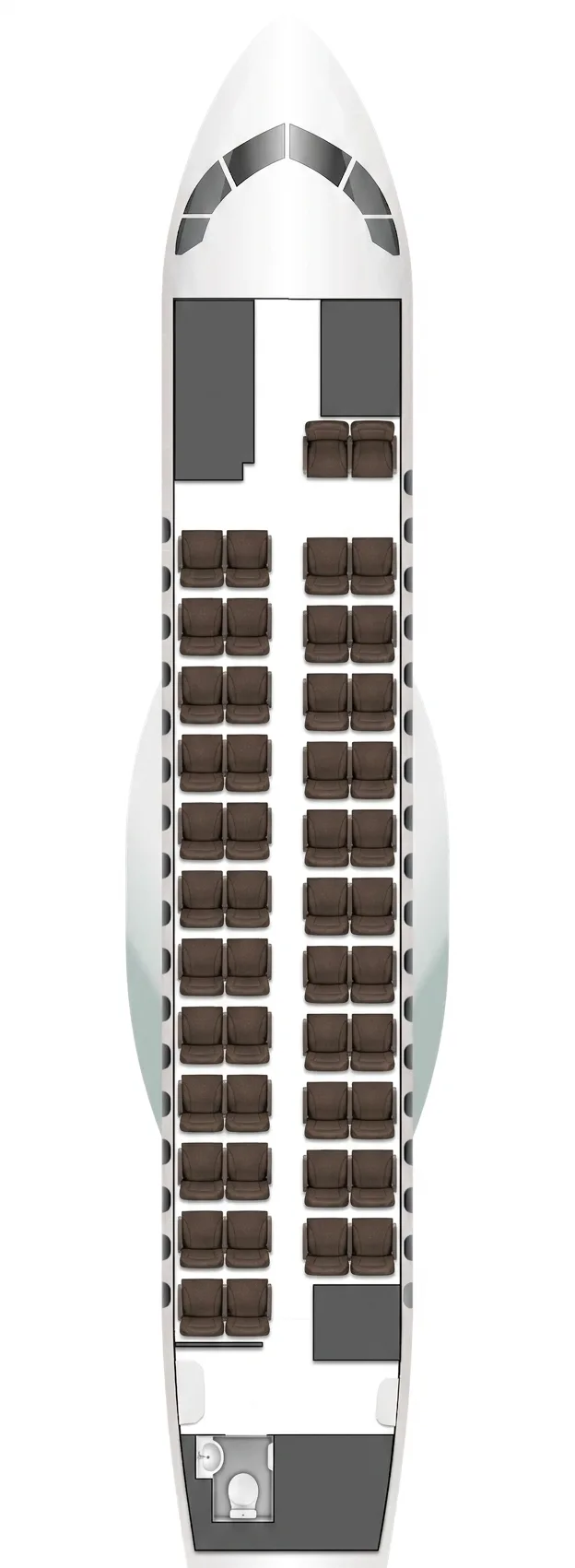 Fiji Airways ATR 42-600 seat map