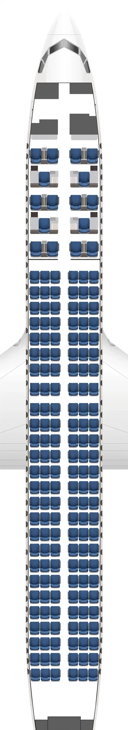 flydubai Boeing 737 MAX 9 seat map
