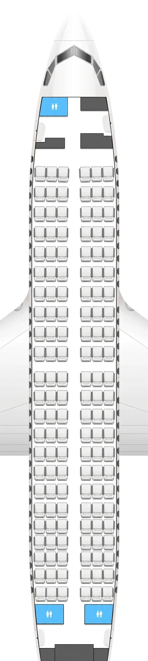 GOL Boeing 737-700 seat map