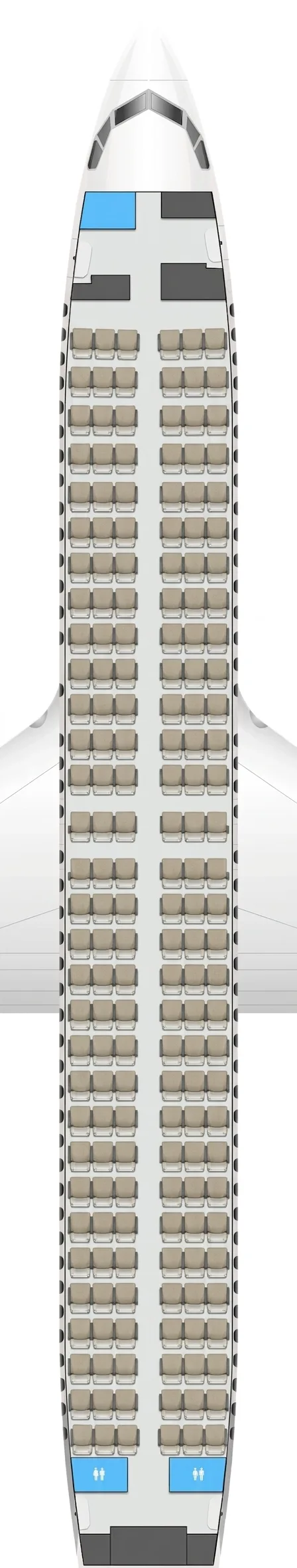 GOL Boeing 737 MAX 8 seat map