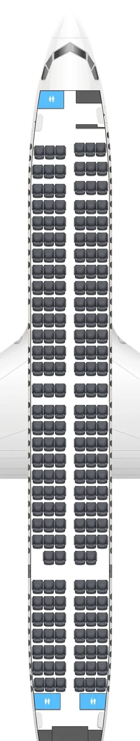 Allegiant Boeing 737 MAX 8 seat map