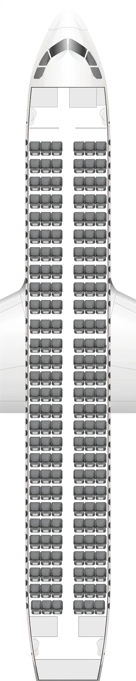 Air Arabia Airbus A320 seat map