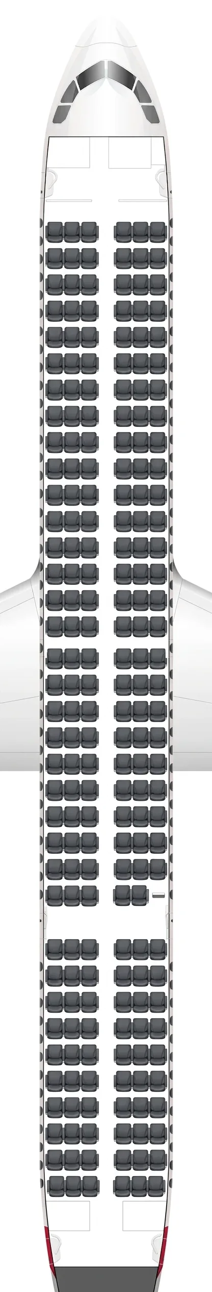 Air Arabia Airbus A321LR seat map