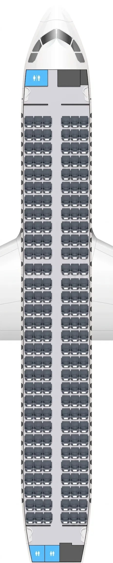 Sky Express Airbus A320neo seat map