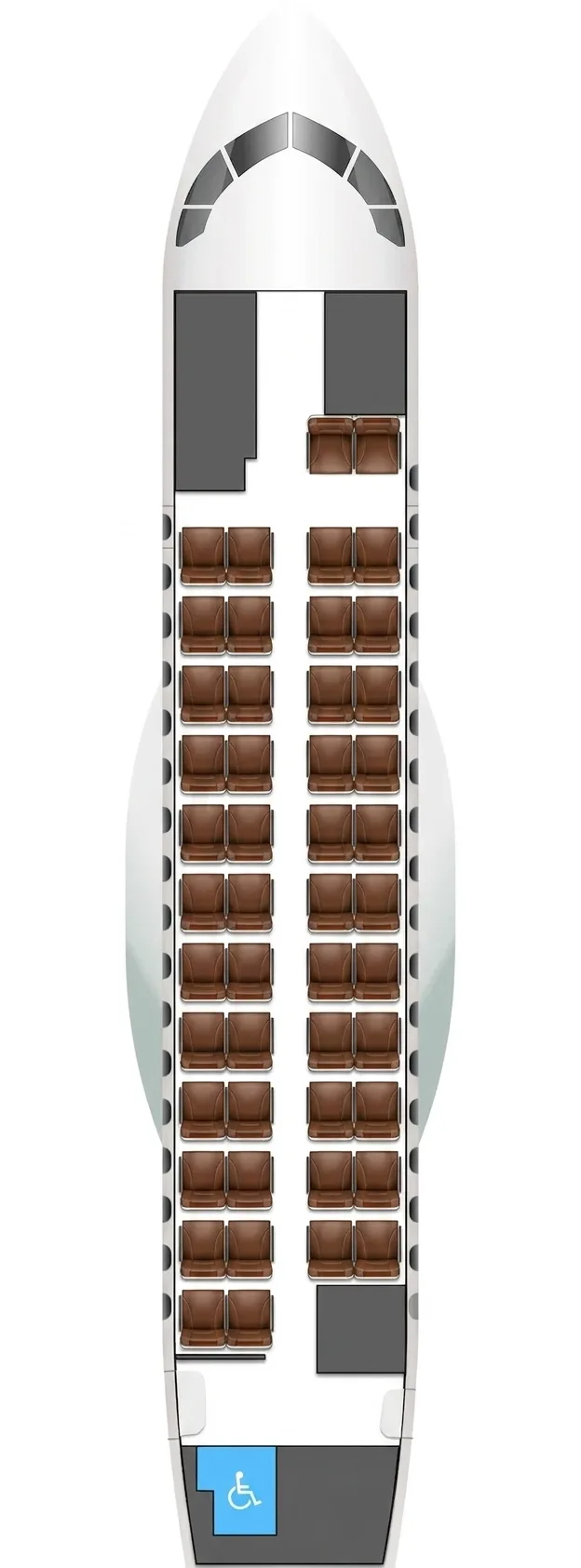 Sky Express ATR 42-500 seat map