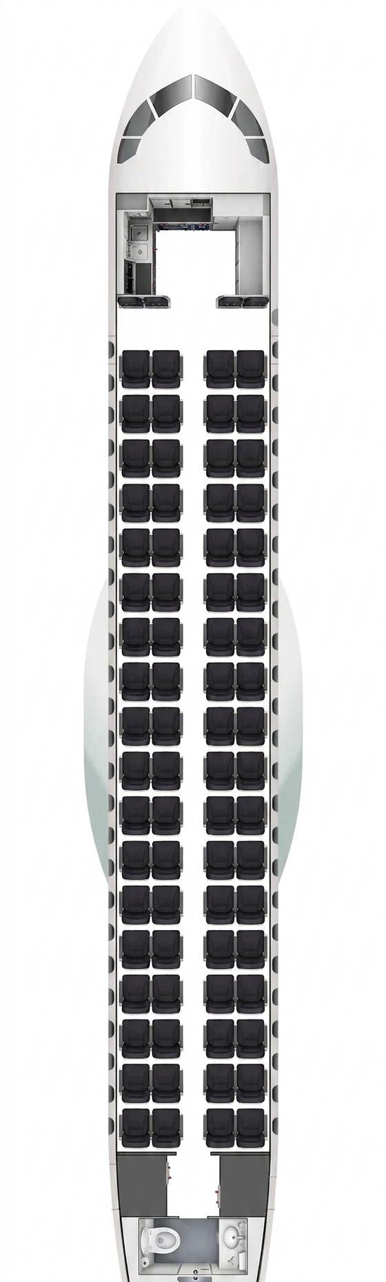 Sky Express ATR 72-600 seat map