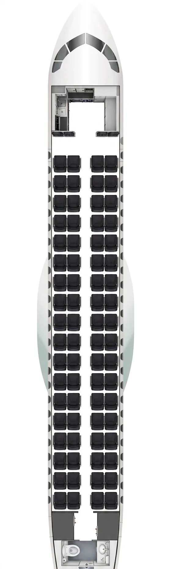 Sky Express ATR 72-600 seat map