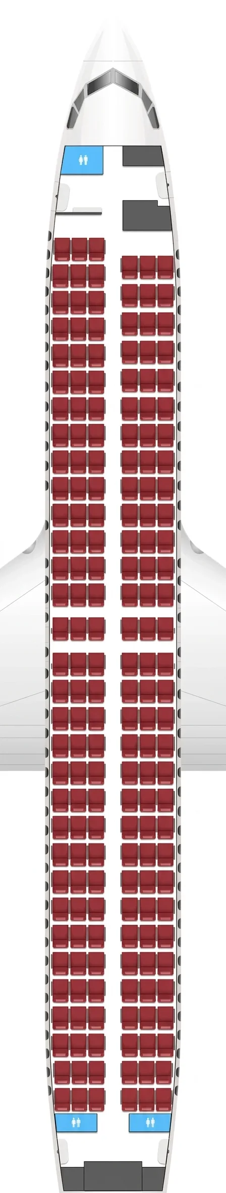 Hainan Airlines Boeing 737 MAX 8 seat map