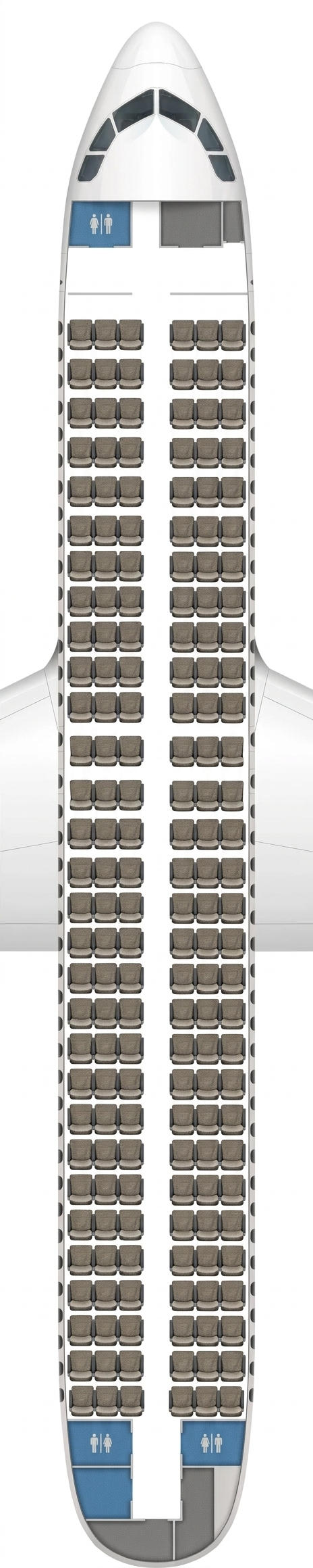 Iberia Airbus A320 seat map