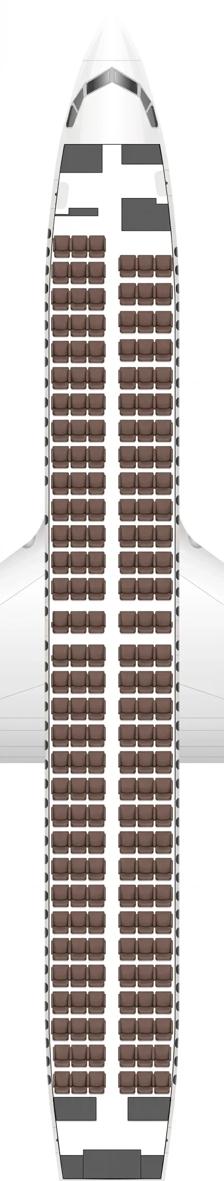 Air India Express Boeing 737 MAX 8 seat map