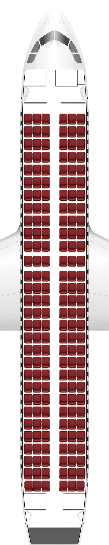 Arkia Airbus A320 seat map