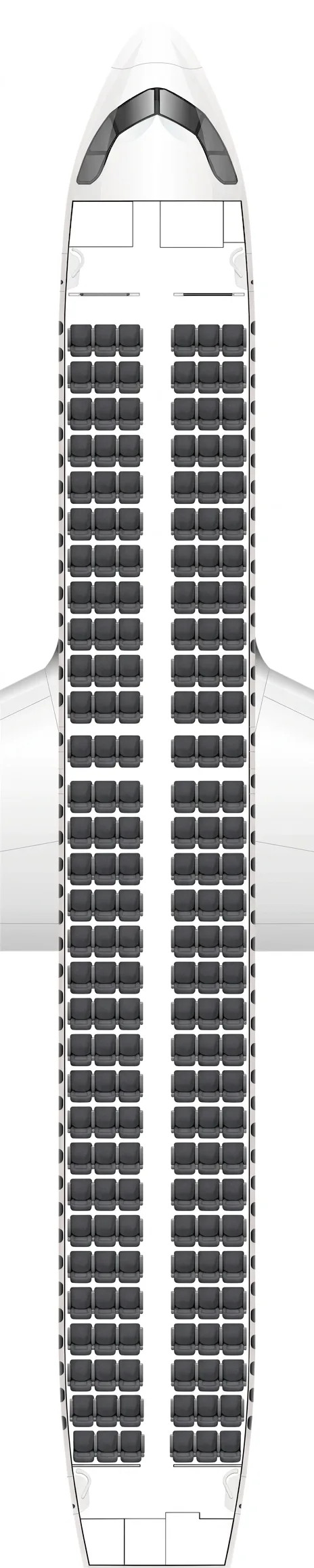 JetSmart Airbus A320neo seat map