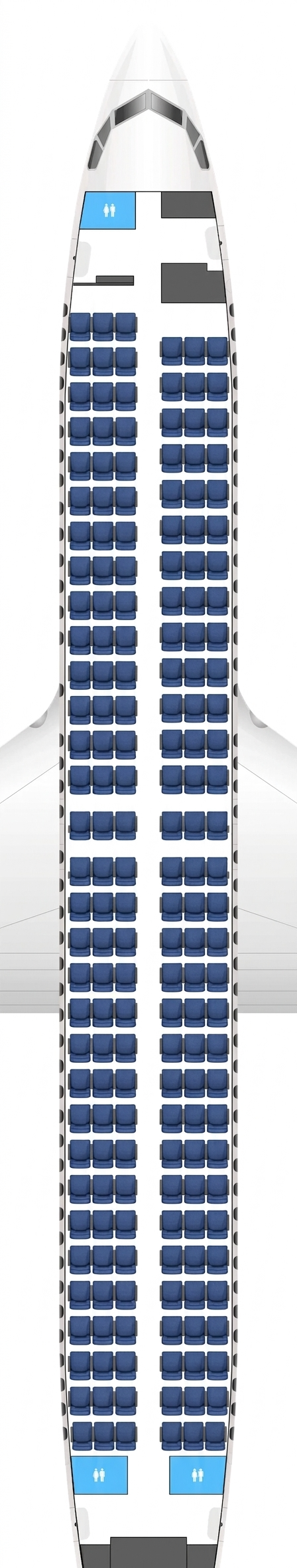 Lion Air Boeing 737-800 seat map