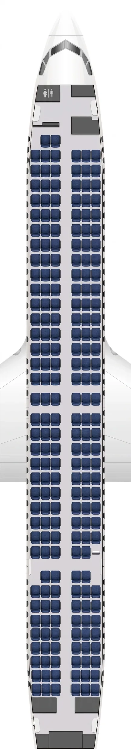 Lion Air Boeing 737-900ER seat map