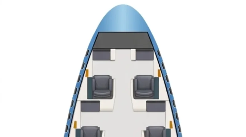 Korean Air Boeing 747-8 seat map preview