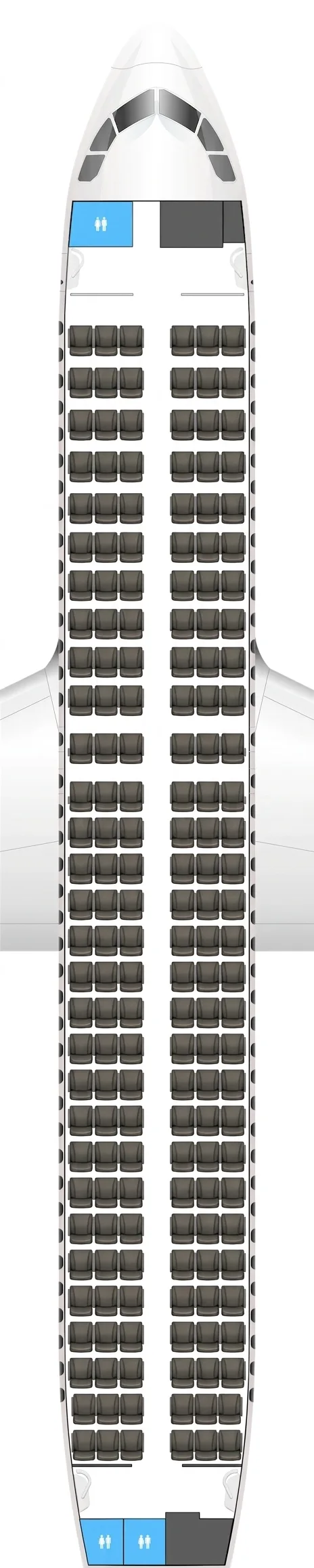 LATAM Airbus A320 seat map