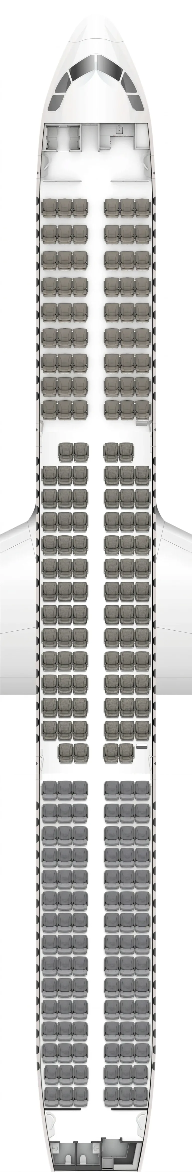 LATAM Airbus A321 seat map
