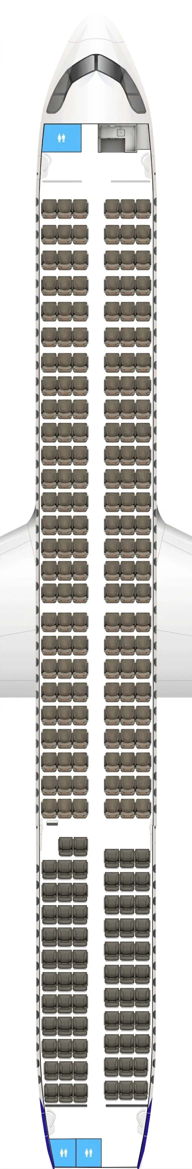 LATAM Airbus A321neo seat map