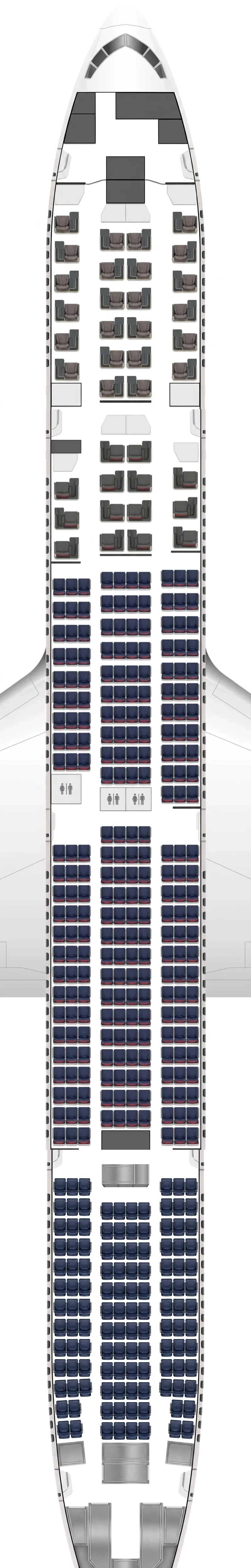 LATAM Boeing 777-300ER seat map